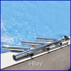 316 Stainless Steel Fishing Rod Holder Tree Adjustable Triple Fits Tracks Style