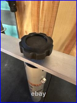 36 Inch T-bar with 2-3/8 seat pedestal post and 4 Dual Holders Made In The USA