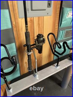 36 Inch T-bar with 2-3/8 seat pedestal post and 4 Dual Holders Made In The USA