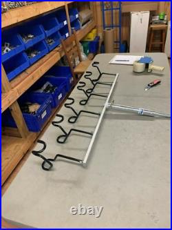 36 inch T-bar With 6 O-Degree Rod-holders 3/4 inch screw in Seat Pedestal USA