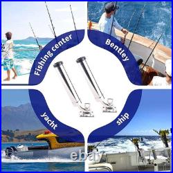 360° Adjustable Fishing Rod Holder Boat Stainless Steel Rod Holder Deck Mount