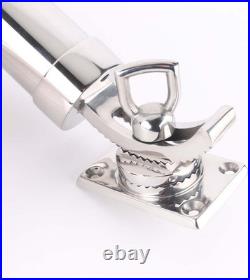 360° Adjustable Fishing Rod Holder Boat Stainless Steel Rod Holder Deck Mount
