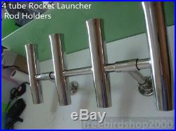 360 Deg Adjustable Stainless Rocket Launcher Rod Holders 4/5/6/7/8 Tubes US SHIP