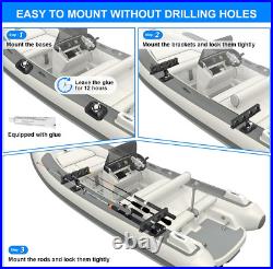360° Rotatable Fishing Rod Holder for Boat Crappie Rod Storage Rack
