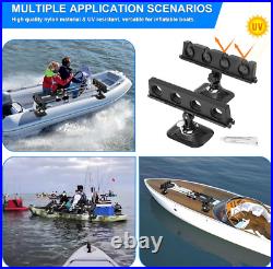 360° Rotatable Fishing Rod Holder for Boat Crappie Rod Storage Rack