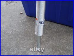 36Tbar With 6-30 Degree Rod holders on 3/4 inch Drop in Seat Pedestal