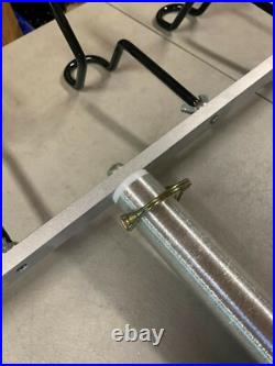 36Tbar With 6-30 Degree Rod holders on 3/4 inch Drop in Seat Pedestal