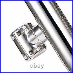 4 Pack 316 Stainless Steel Clamp on Boat Fishing Rod Holder for Rail 7/8 to 1