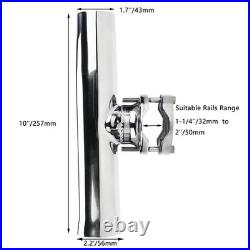 4-Pack Boat Fishing Rod Holder, Stainless Clamp on Fishing Rod Pole Holder for 4-Pack Boat Fishing Rod Holder, Stainless Clamp on Fishing Rod Pole Holder for