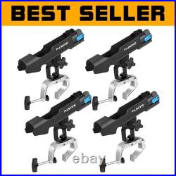 4-Pack Heavy-Duty 360° Adjustable Boat Rod Holders for Effortless Fishing 4-Pack Heavy-Duty 360° Adjustable Boat Rod Holders for Effortless Fishing