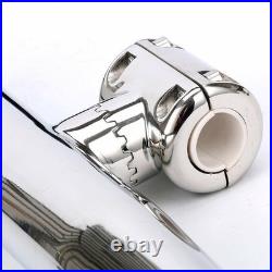 4 Pack Stainless Steel Clamp on Fishing Rod Holder for Rails 1-1/2 to 1-3/4