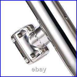 4-Pack Stylish Stainless Steel Clamp on Fishing Rod Holder for Rails 7/8 to 1 4-Pack Stylish Stainless Steel Clamp on Fishing Rod Holder for Rails 7/8 to 1