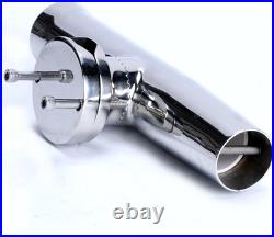 4 Pcs Fishing Rod Holder, Stainless Tournament Style Clamp on Rod Holder, Rail M