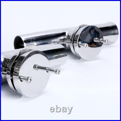 4 Pcs Fishing Rod Holder, Stainless Tournament Style Clamp on Rod Holder, Rail M