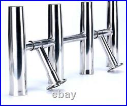 4-Tube Adjustable Stainless Rocket Launcher Boat Fishing Rod Holder Amarine Made