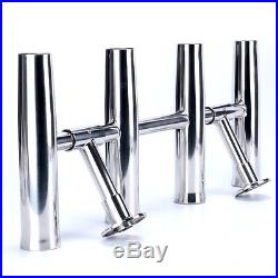 4 Tube Adjustable Stainless Rocket Launcher Rod Holder Rotated 360 Degree-ESA