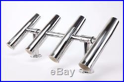 4 Tube Adjustable Stainless Rocket Launcher Rod Holder Rotated 360 Degree-ESA