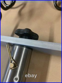 48 Tbar with springfield snap lock seat pedestal & 4 Dual angle holders coated