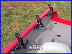 4x ROD HOLDER TRACKER VERSATRACK WITH CANNON ROD HOLDER INSTALLED (4 pack)