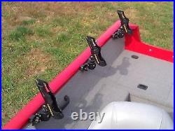 4x ROD HOLDER TRACKER VERSATRACK WITH CANNON ROD HOLDER INSTALLED (4 pack)