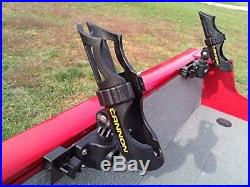4x Rod Holder for Tracker Boat Versatrack System With Cannon Rod Holder