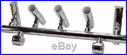 5 Fishing Rod Holder Boat T Top Console Rocket Launcher for 1-1/2 to 1-3/4 RBM