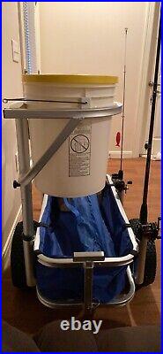 5 Gallon Bucket Holder Heavy Duty Fits Fish-N-Mate Cart Rod Holder Fishing Beach