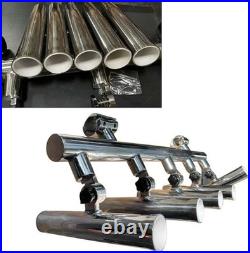 5 Rod Fishing Rod Holders, Adjustable 316 Stainless Steel Fishing Rod Launcher 5 Rod Fishing Rod Holders, Adjustable 316 Stainless Steel Fishing Rod Launcher