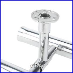 5 Tube Adjustable Stainless Rocket Launcher Rod Holders, Can Be Rotated 360 Deg