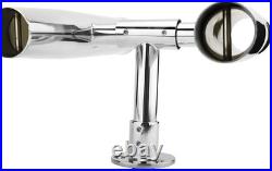 5 Tube Adjustable Stainless Steel Rocket Launcher Boat Fishing Rod Holder 360°