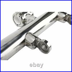 5 Tube Fishing Rod Holder 360 Deg Angle Adjustable Rod Holders Stainless Steel