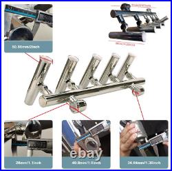 5 Tube Fishing Rod Holder Rocket Launcher Fit for 21.1- 42.2mm rods Adjustable 5 Tube Fishing Rod Holder Rocket Launcher Fit for 21.1- 42.2mm rods Adjustable
