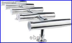 5 Tube Stainless Steel Adjustable Fishing Rod Holders Rocket Launcher Rod Holder