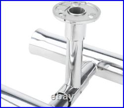 5 Tube Stainless Steel Adjustable Fishing Rod Holders Rocket Launcher Rod Holder