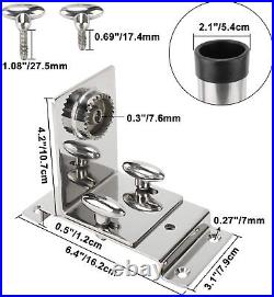 5 Tubes Fishing Rod Rack Adjustable Stainless Steel Boat Pole Rod Holder Bracket