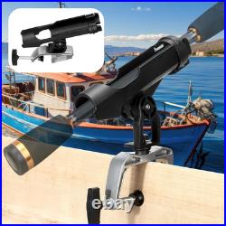 6 Pack Fishing Boat Rod Holder 360 Degree Adjustable with Large Clamp Boat Rod B