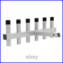 6 Rod Extender Fishing Rod Holder Hitch Mount Rack Truck 2 Receiver Adjustable
