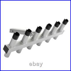 6 Rod Extender Fishing Rod Holder Hitch Mount Rack Truck 2 Receiver Adjustable