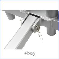 6-Rod Extender Fishing Rod Holder Rack For Truck 2 Hitch Receiver Aluminum