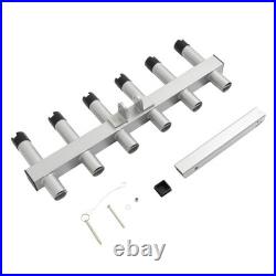 6-Rod Extender Fishing Rod Holder Rack For Truck 2 Hitch Receiver Aluminum