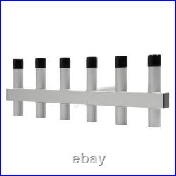 6-Rod Extender Fishing Rod Holder Rack For Truck 2 Hitch Receiver Aluminum