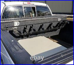 6 Rod truck bed aluminium and steel vertical rod and reel holder racks