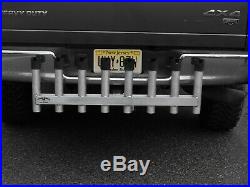 8 POLE HITCH MOUNTED ALUMINUM FISHING ROD HOLDER / RACK Made in USA