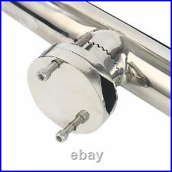 Upgrade Your Boat: 2-Pack Stainless Steel Fishing Rod Holders For 1 To 1-1/4 Inch Rails