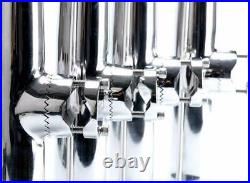 8 Pack Stainless Clamp on Fishing Rod Holder for Rail 1 to 1-1/4 Boat Marine