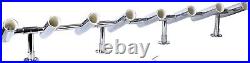 8 Tube Adjustable 304 Stainless Steel Rocket Launcher Boat Fishing Rod Holder