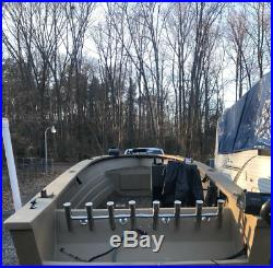 8 Tube Marine Boat Adjustable Fishing Rocket Launcher Rod Holder Stainless Steel