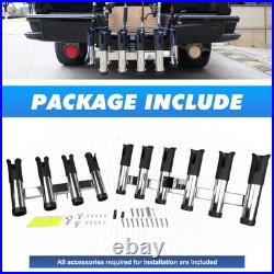 Adjustable 10-Rod / 6-Rod Fishing Rod Holder for Truck / SUVs, 2 Hitch Receiver