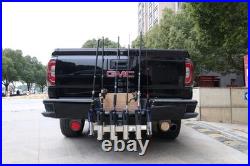 Adjustable 10-Rod / 6-Rod Fishing Rod Holder for Truck / SUVs, 2 Hitch Receiver