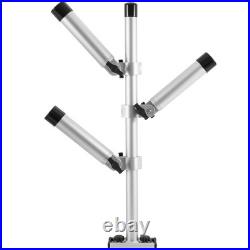 Adjustable 3-Rod Fishing Rod Tree Rod Holder for Crappie, Bass, Panfish Trolling